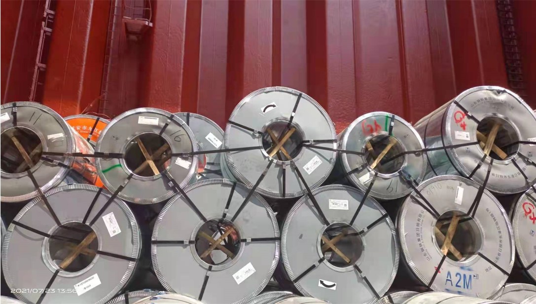 Export Color Coated Steel Coil to Peru