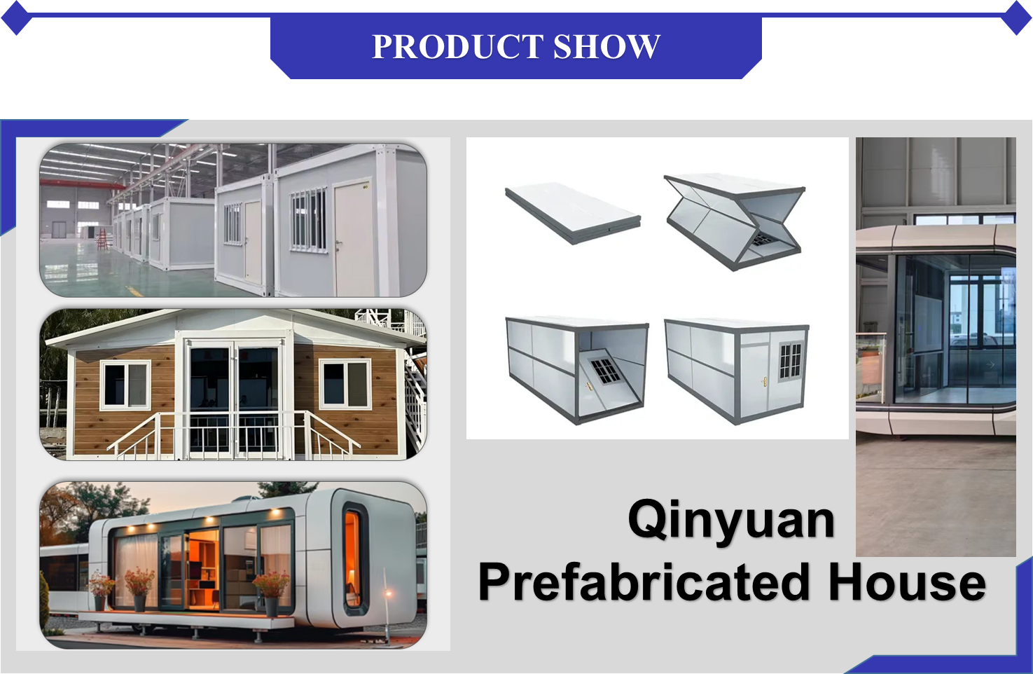 Factory Price Tiny House manufacturer factory Carved Metal Panel Exterior Wall Expandable folding container house